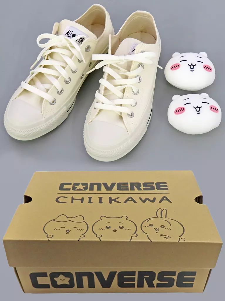 シューズ ちいかわ スニーカー ALL STAR MC OX| ホワイト 24.5 cm なんか小さくてかわいいやつ×CONVERSE