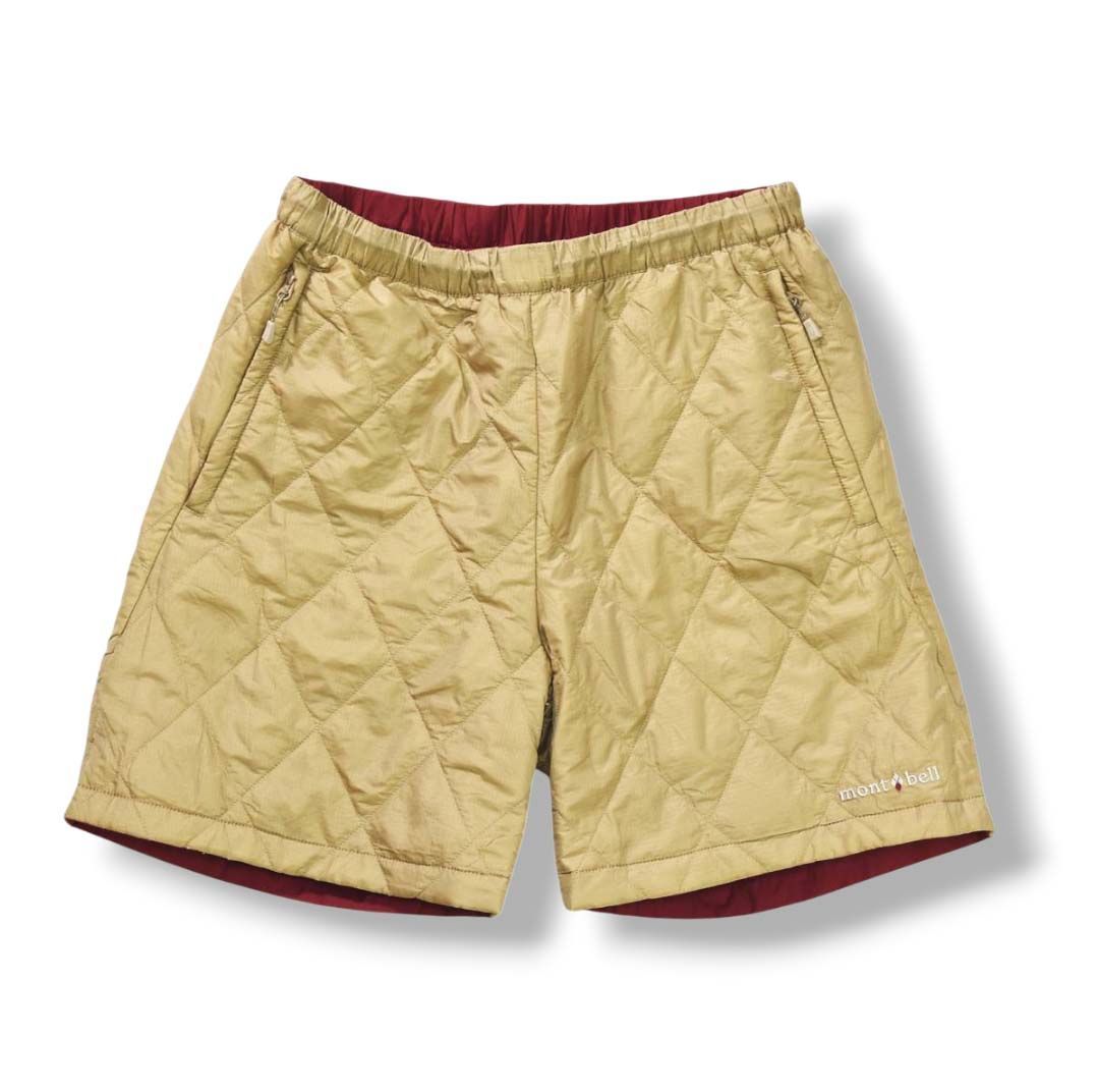 美品】 モンベル montbell リバーシブル サーマラップ ショーツ