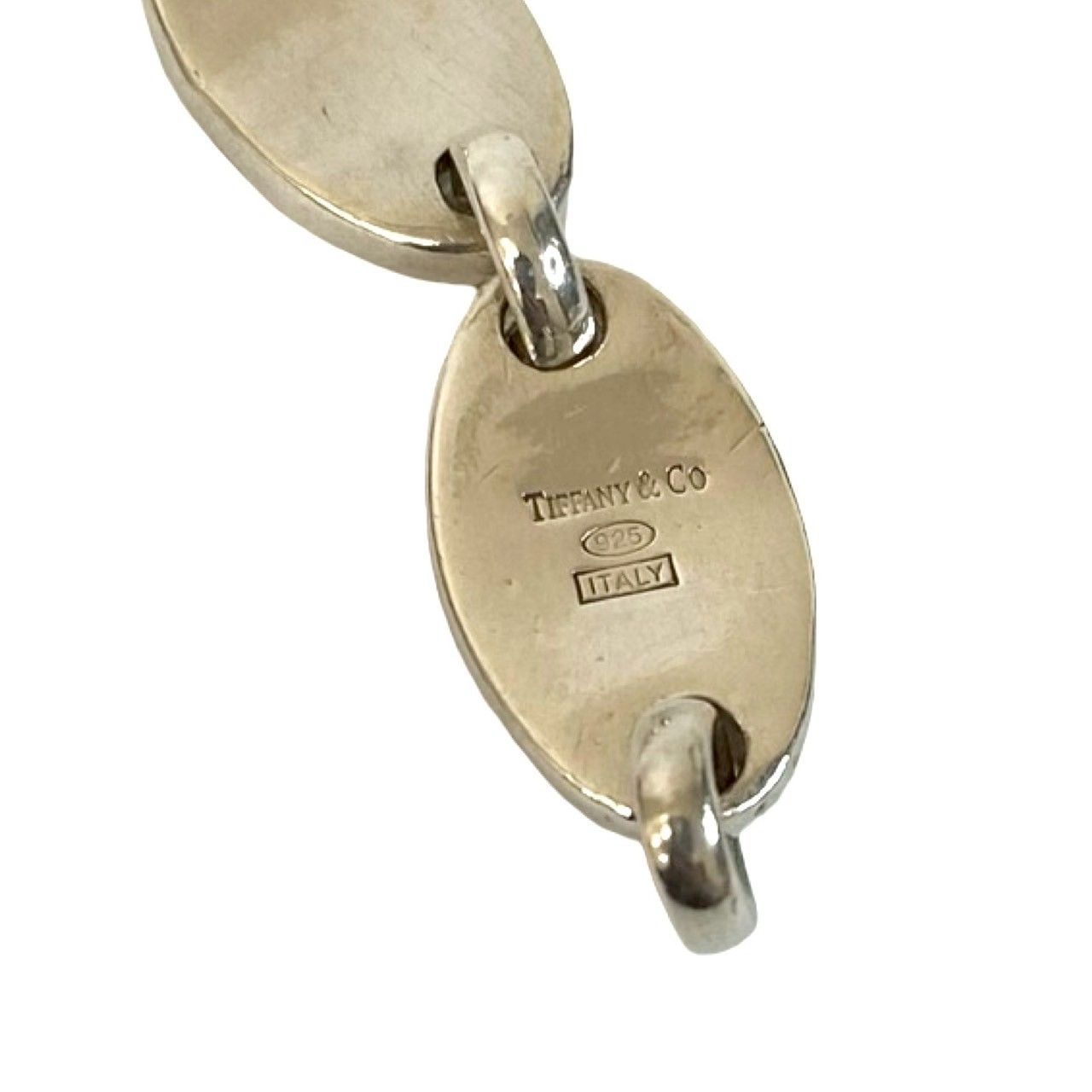 極 美品 箱付き TIFFANY&Co. ティファニー ペブル シルバー925