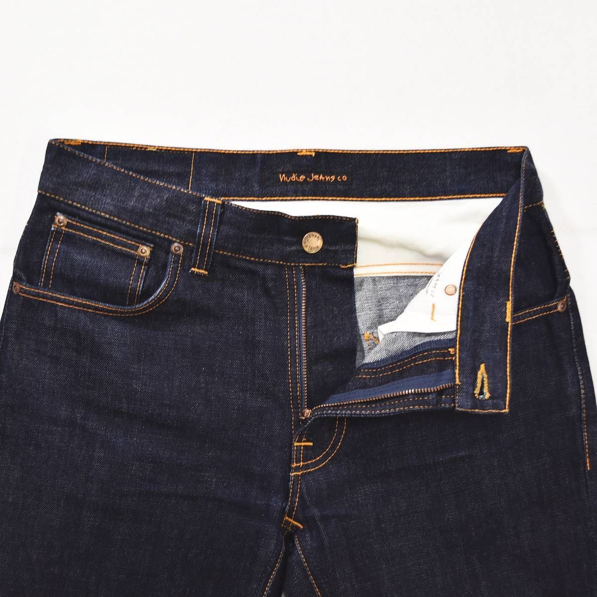 美品】 イタリア製 ヌーディージーンズ NUDIE JEANS THIN FINN DRY 