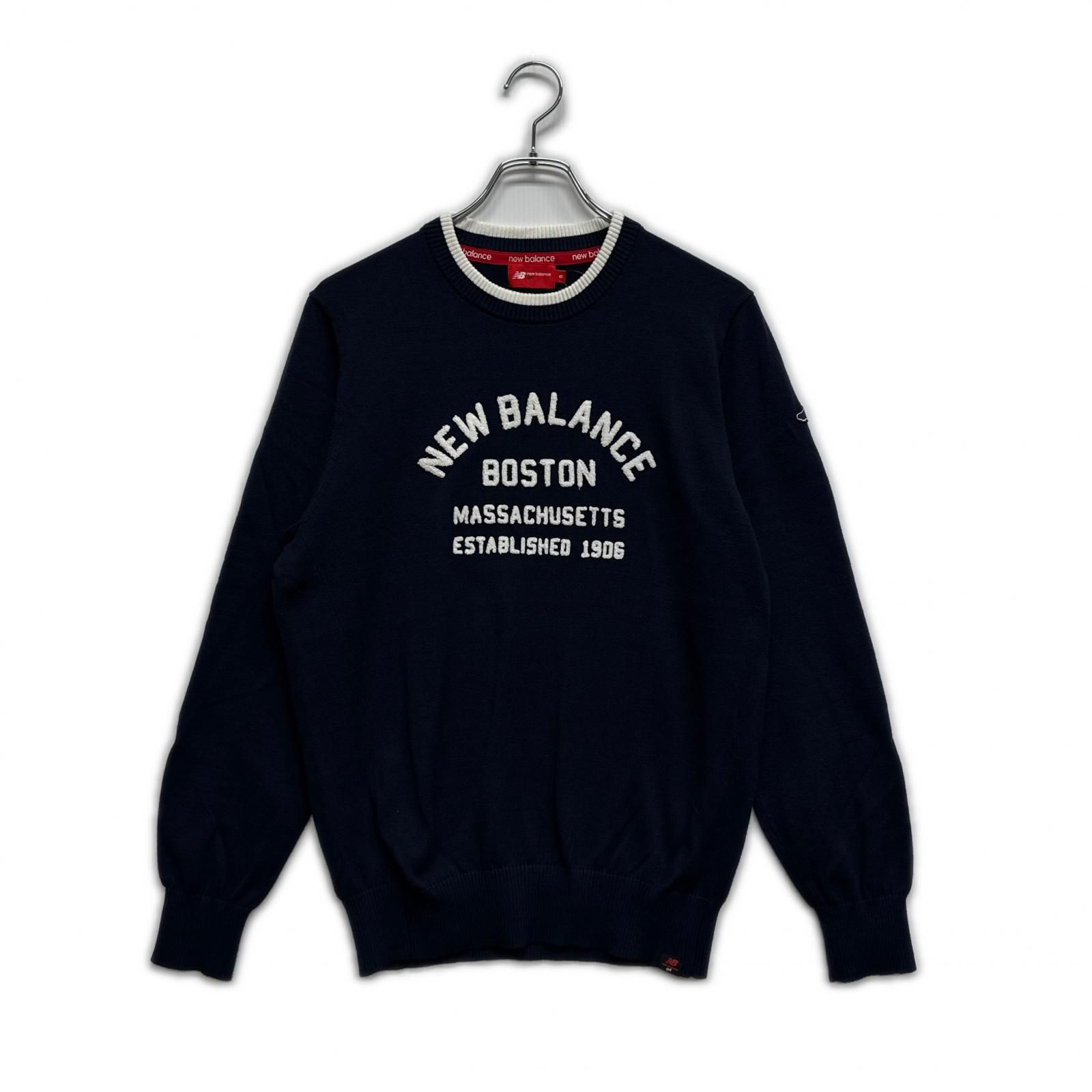 中古 メンズ ニューバランスゴルフ New Balance golf セーター 5(L) 紺
