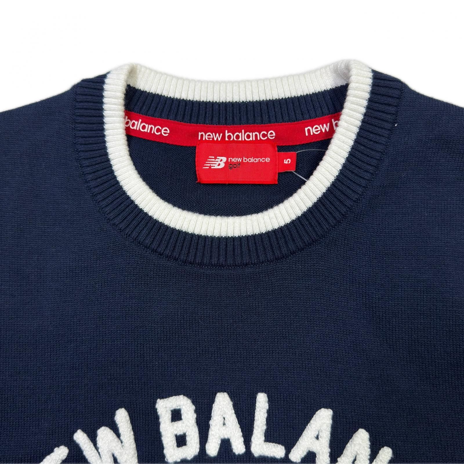 中古 メンズ ニューバランスゴルフ New Balance golf セーター 5(L) 紺