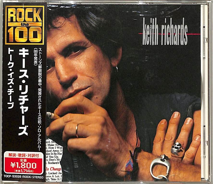 CD1枚 / キース・リチャーズ / トーク・イズ・チープ / D00179106