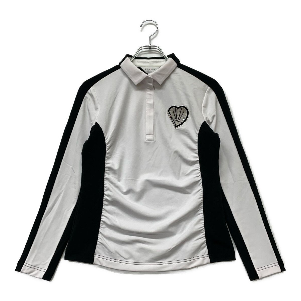 ランバン スポール LANVIN SPORT ポロシャツ スタンドカラー 花柄 半袖