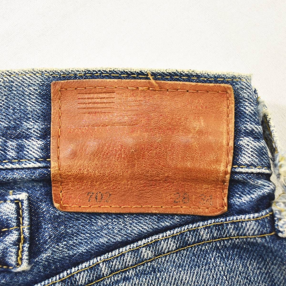 希少】 90s ヴィンテージ 日本製 リーバイス Levi's 702 XX BIG E 赤耳