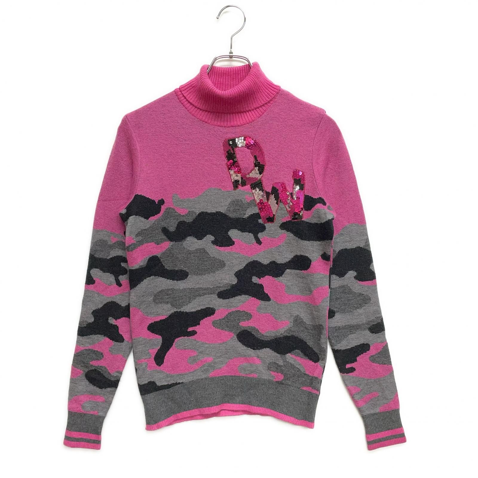 ダンスウィズドラゴン　タートルネック　セーター　新品　迷彩 中古 レディース ダンスウィズドラゴン DANCE WITH DRAGON セーター 2