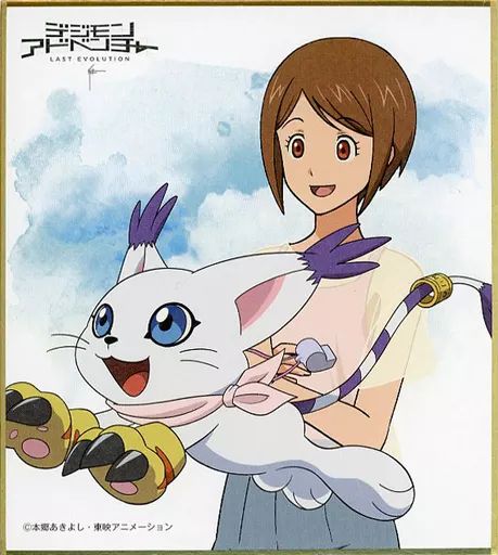 中古】紙製品 八神ヒカリ＆テイルモン 「デジモンアドベンチャー LAST