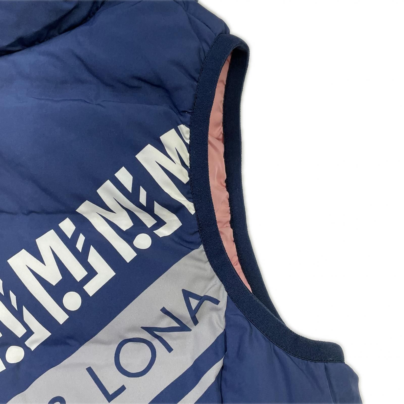 中古 レディース マークアンドロナ MARK&LONA ダウンベスト 36(S) 青系