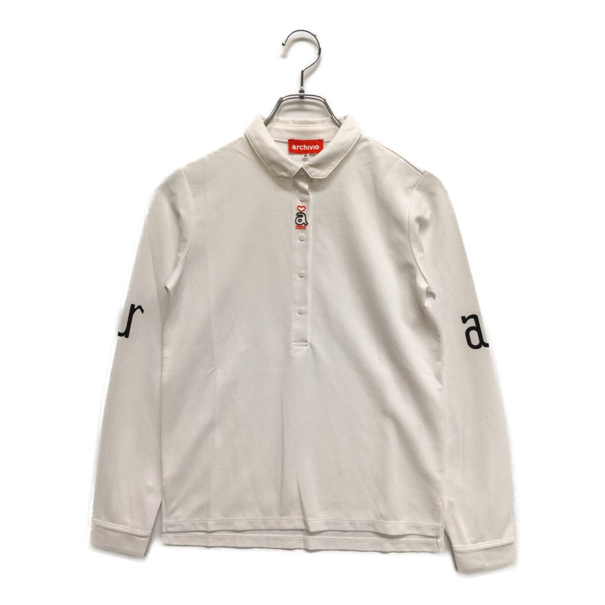 中古 レディース アルチビオ archivio 長袖ポロシャツ 36(S) 白