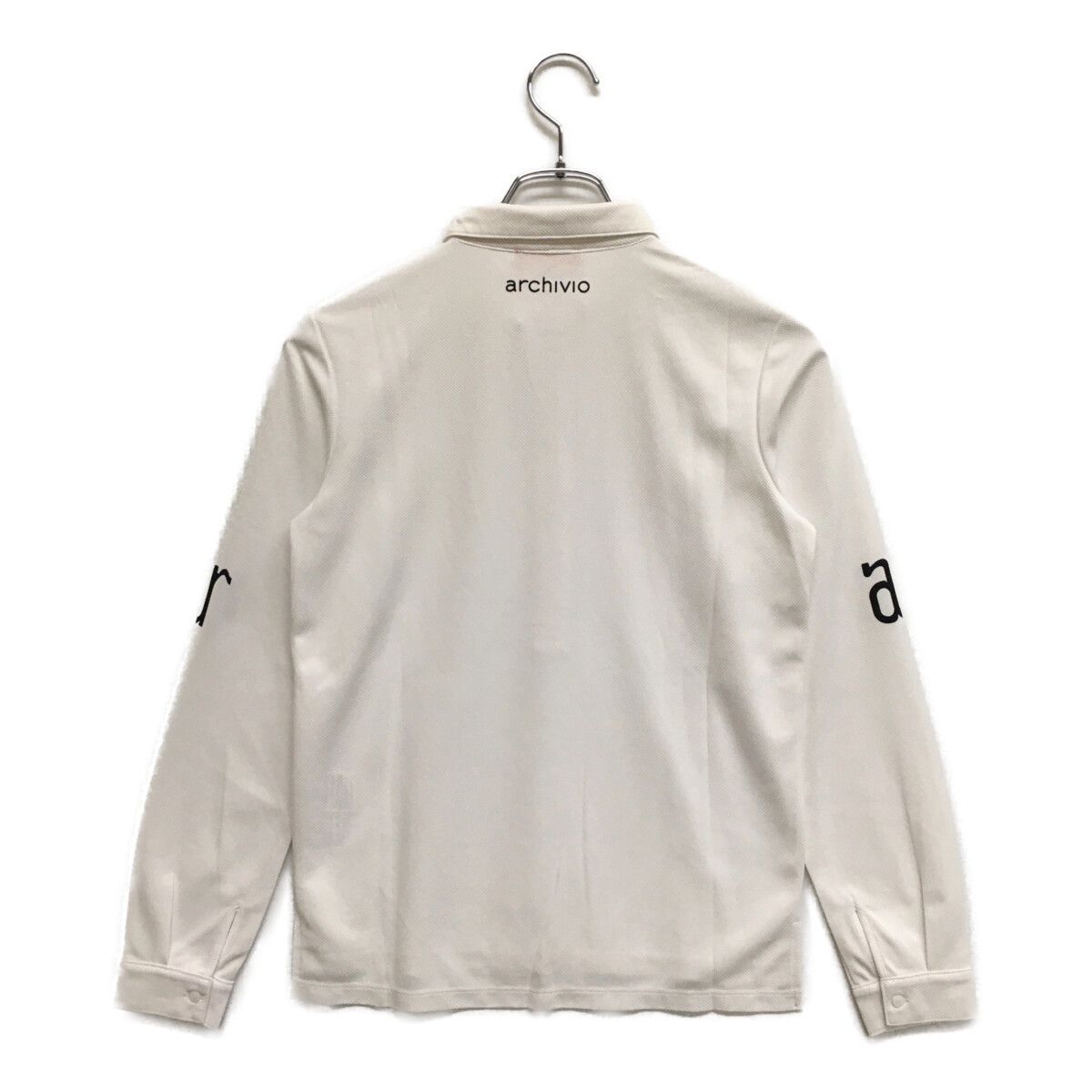 中古 レディース アルチビオ archivio 長袖ポロシャツ 36(S) 白