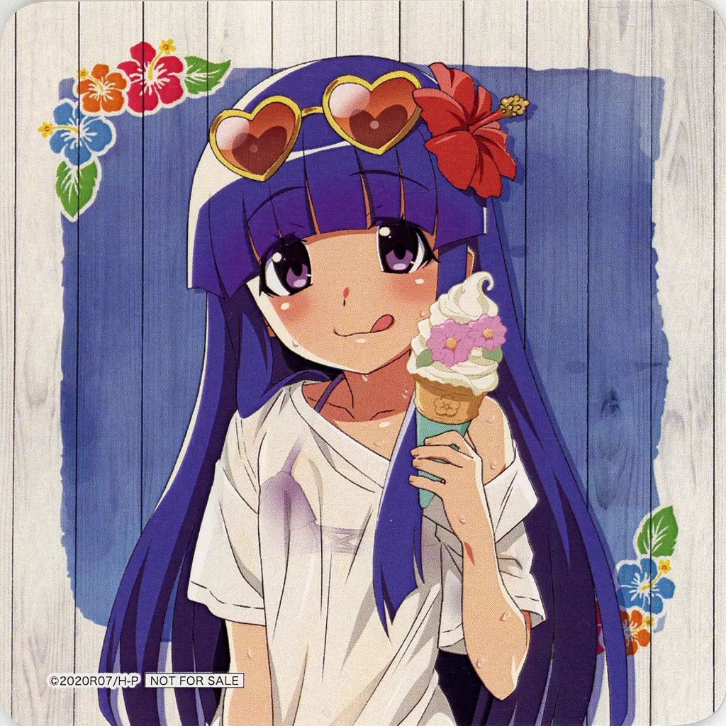 中古】コースター 古手梨花 コースター 「WEBくじ ひぐらしのなく頃に