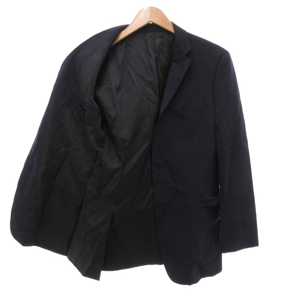 【新品・未使用】ジャケット茶色縦ストライプ（バーバリーブラックレーベル） Burberry Black Label バーバリー ブラックレーベル ストライプ スーツ