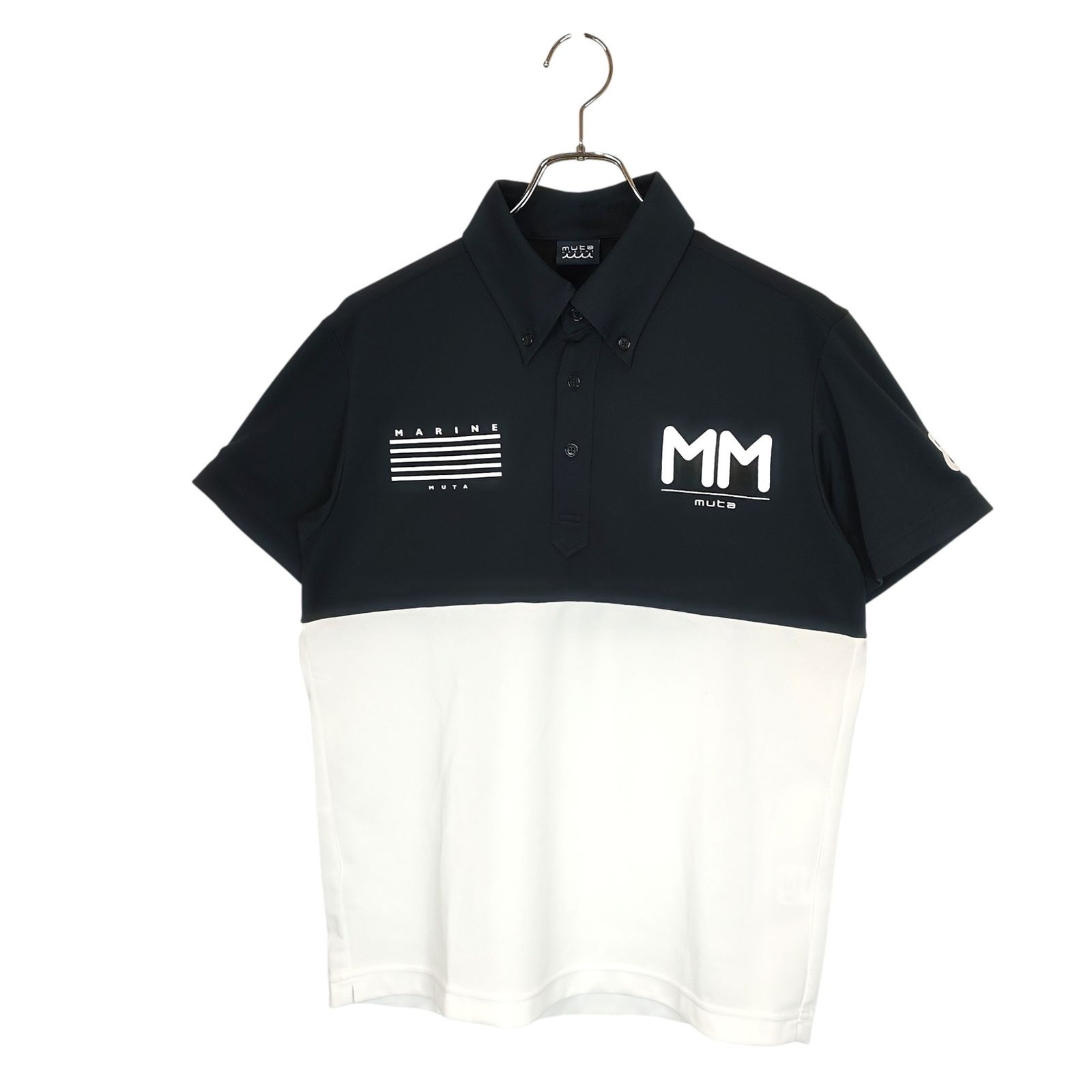 muta MARINE ムータ マリン バイカラー 半袖 ポロシャツ MUJ98507 5 M