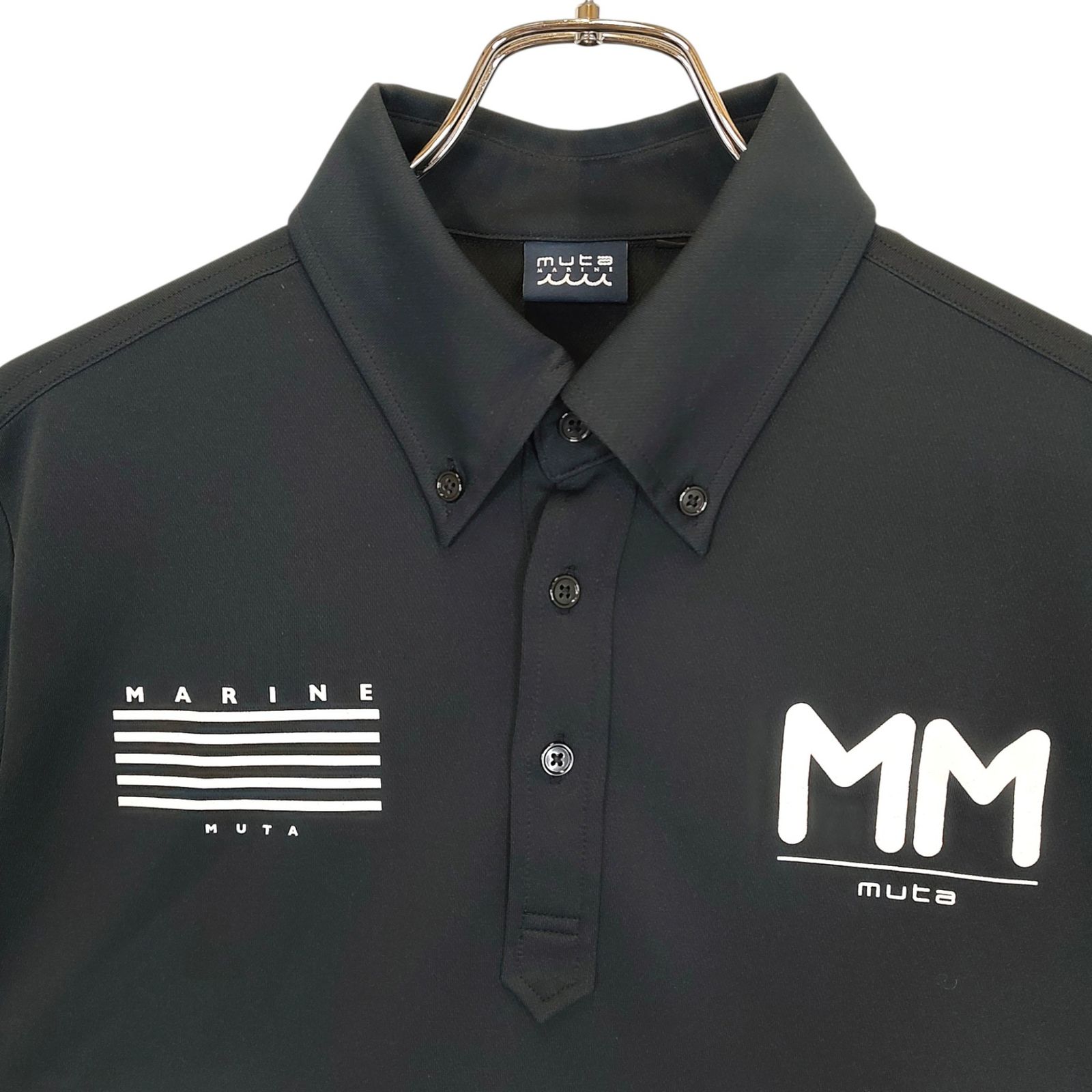 muta MARINE ムータ マリン バイカラー 半袖 ポロシャツ MUJ98507 5 M