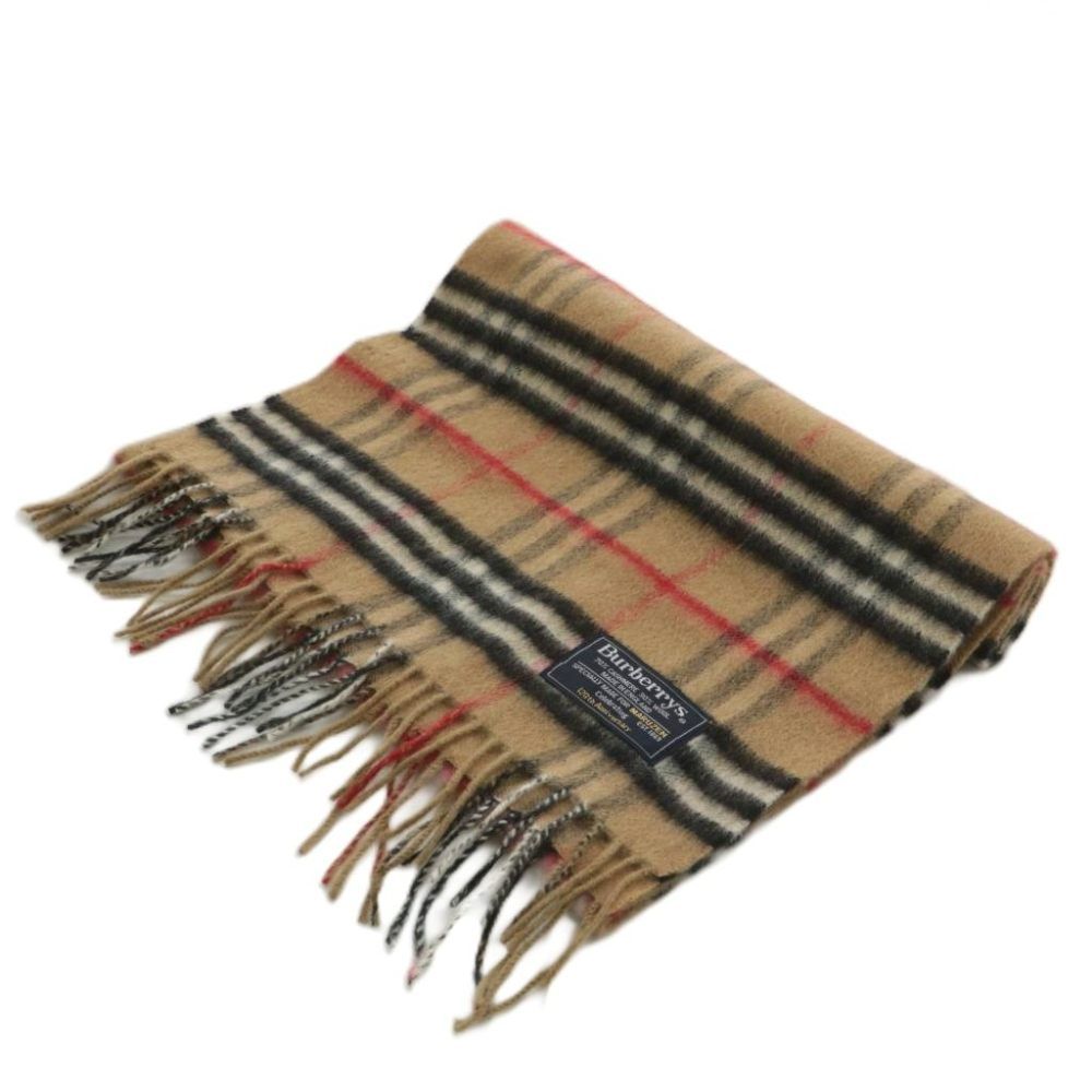 Burberrys マフラー カシミア混 ウール混 ノバチェック 旧タグ　英国製 バーバリーズ Burberrys ヴィンテージ ノバチェック マフラー ストール