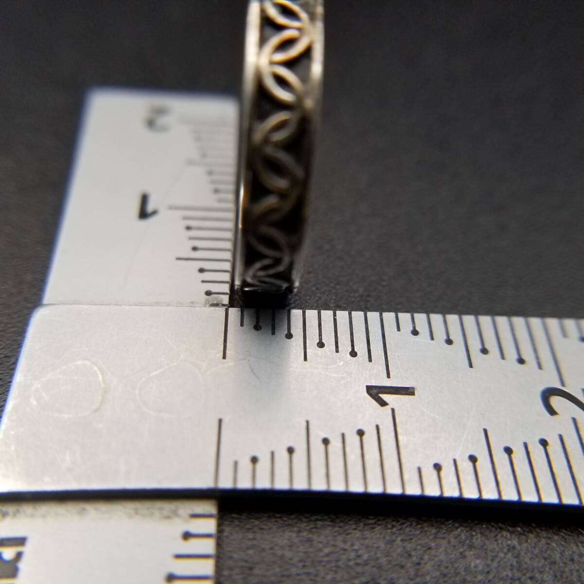 メキシコ 925 シルバー トライバル柄 エタニティ ヴィンテージ バンド