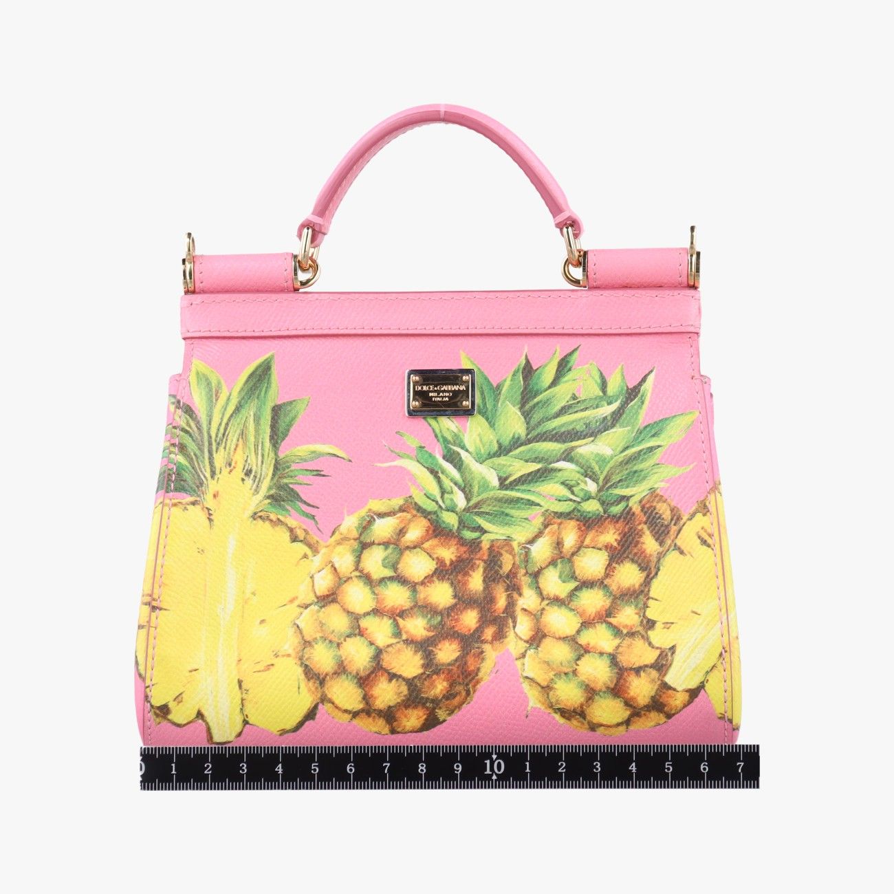 ドルチェ＆ガッバーナDolce & Gabbanaパイナップル柄 シシリー ピンク