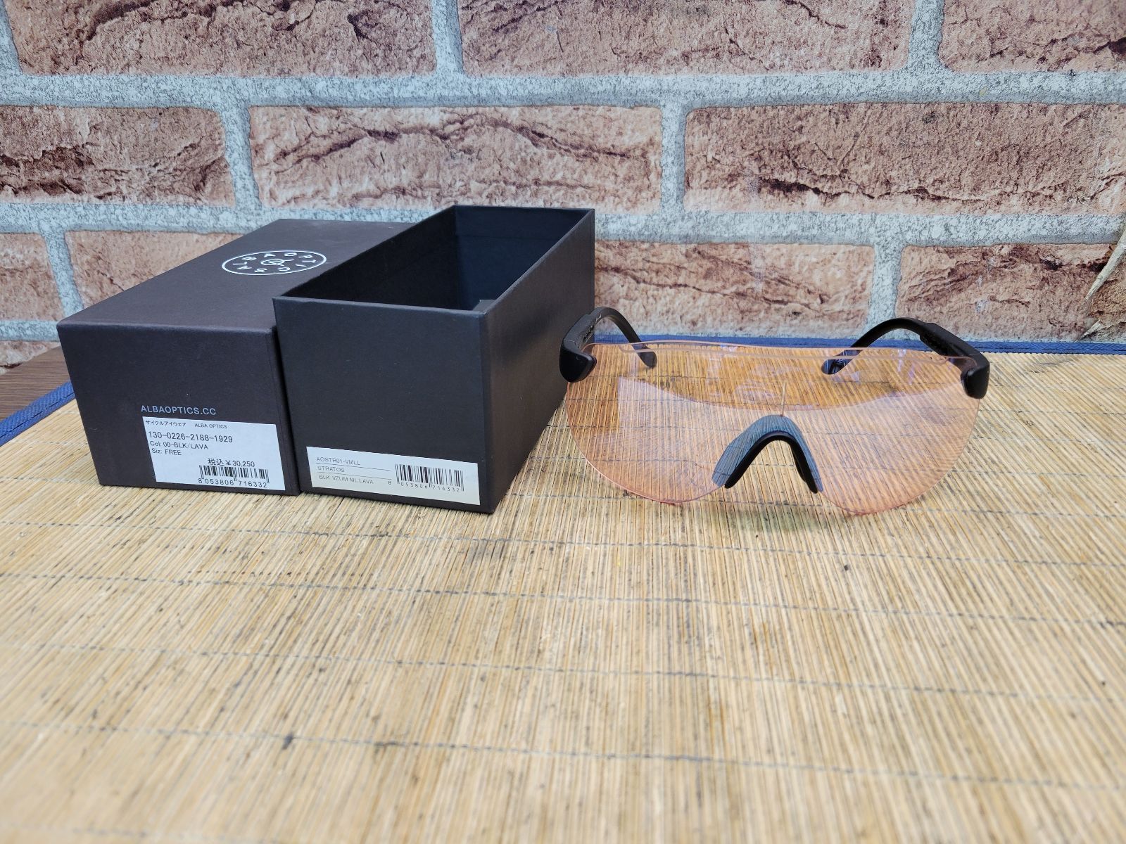 ◇ □ ALBA OPTICS STRATOS BLACK/PINK アルバ オプティクス 