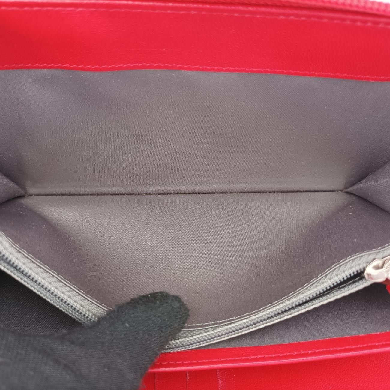 シャネルChanelアイコンライン レッド パテント A37154 14085846