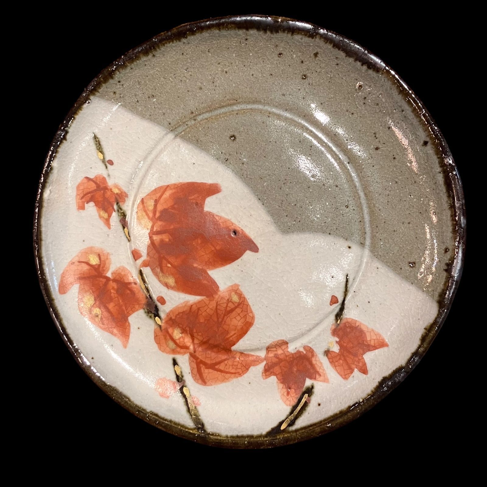 色絵 草花文 皿 6枚セット 共箱付き｜和食器・懐石・茶道具 - メルカリ