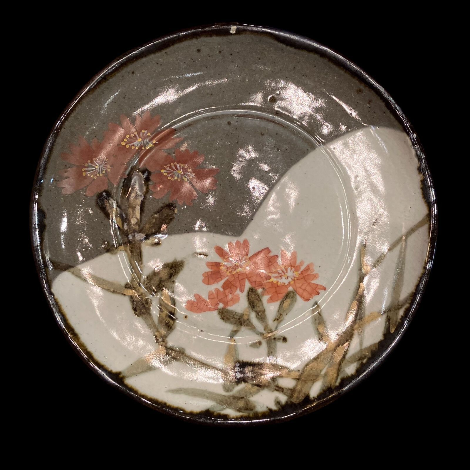 色絵 草花文 皿 6枚セット 共箱付き｜和食器・懐石・茶道具 - メルカリ