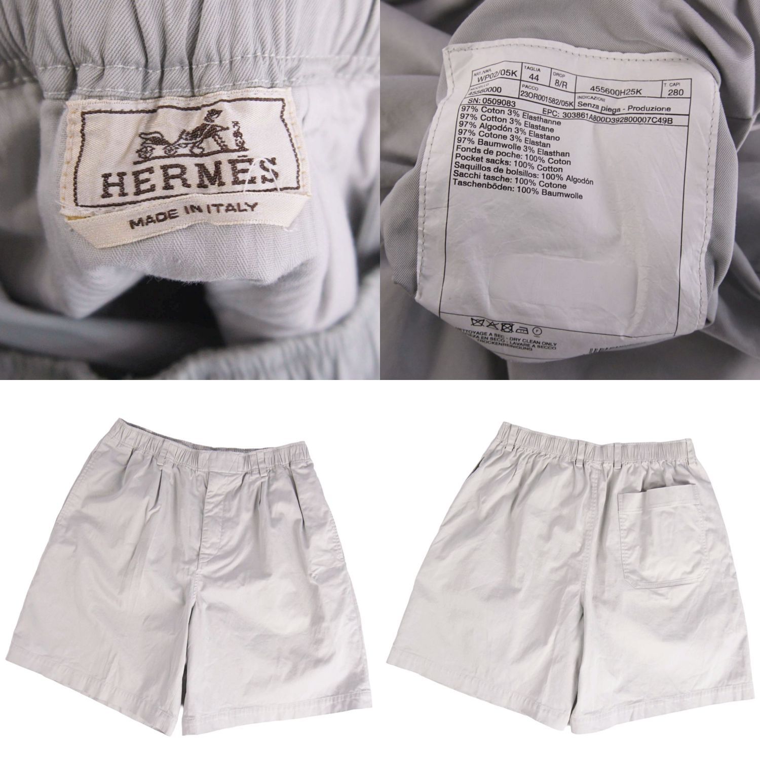 美品 エルメス HERMES 2023年 パンツ ショートパンツ ハーフパンツ