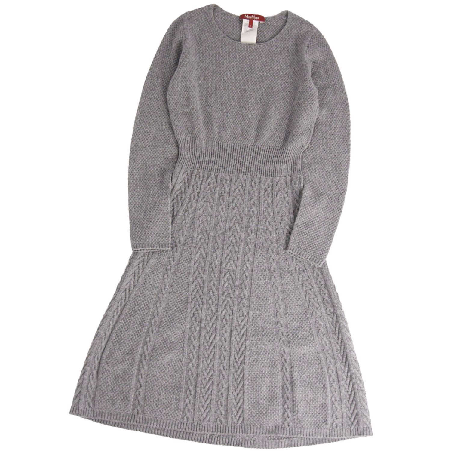 美品 マックスマーラ Max Mara STUDIO ニット ワンピース ドレス