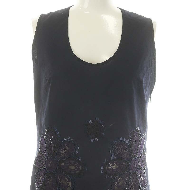 ヴィヴィアンタム VIVIENNE TAM レースノースリーブワンピース ロング