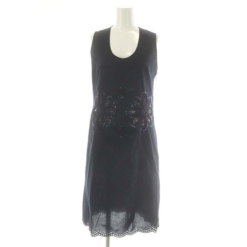 ヴィヴィアンタム VIVIENNE TAM レースノースリーブワンピース ロング