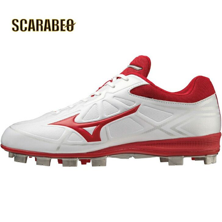 ビモロ スパイク ホワイト/レッド 26cm ビモロ スパイク ホワイト