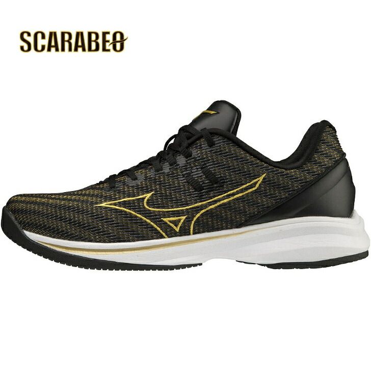 Mizuno トレーニングシューズ ブラック/ゴールド ミズノ MIZUNO 】 ミズノプロ 野球 ソフトボール トレーニングシューズ