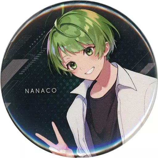 中古】バッジ・ピンズ なな湖(等身/背景黒/ノーマル) ランダム缶バッジ