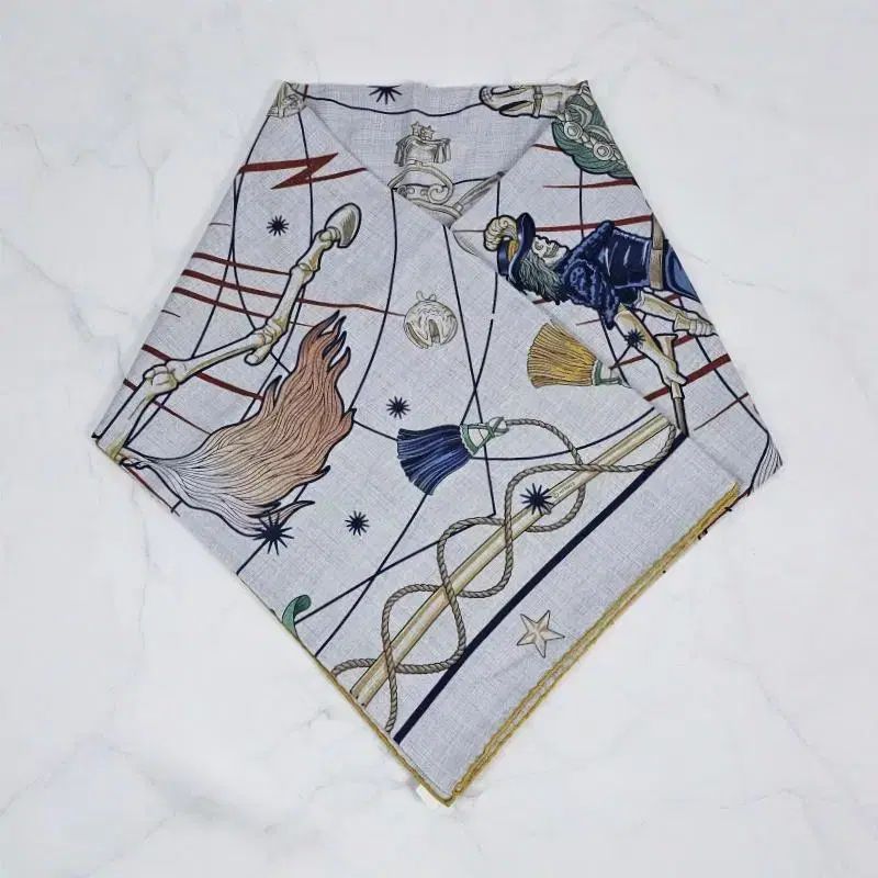 エルメス コーラス ステララム ショール 140 カシミア シルク