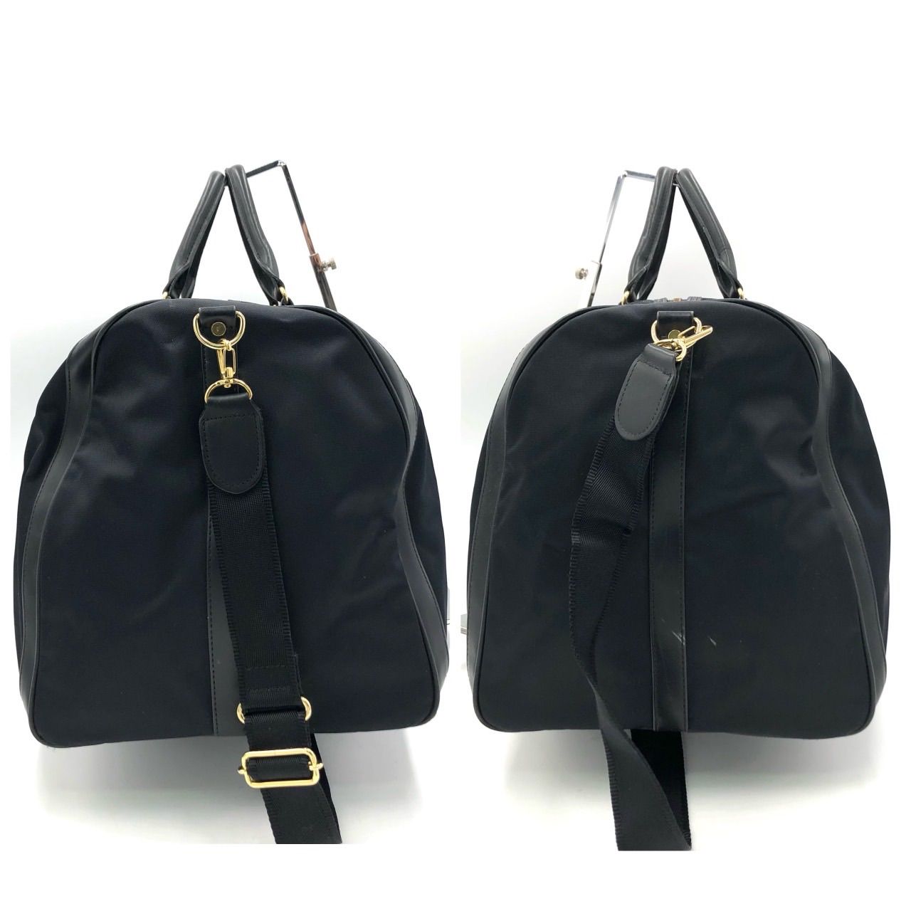 ぼっちゃんヴァレンティノガラヴァーニ ボストンバッグ ブラック レザー ヴァレンティノガラヴァーニ ボストンバッグ 2WAY 黒 ナイロン 旅行 大