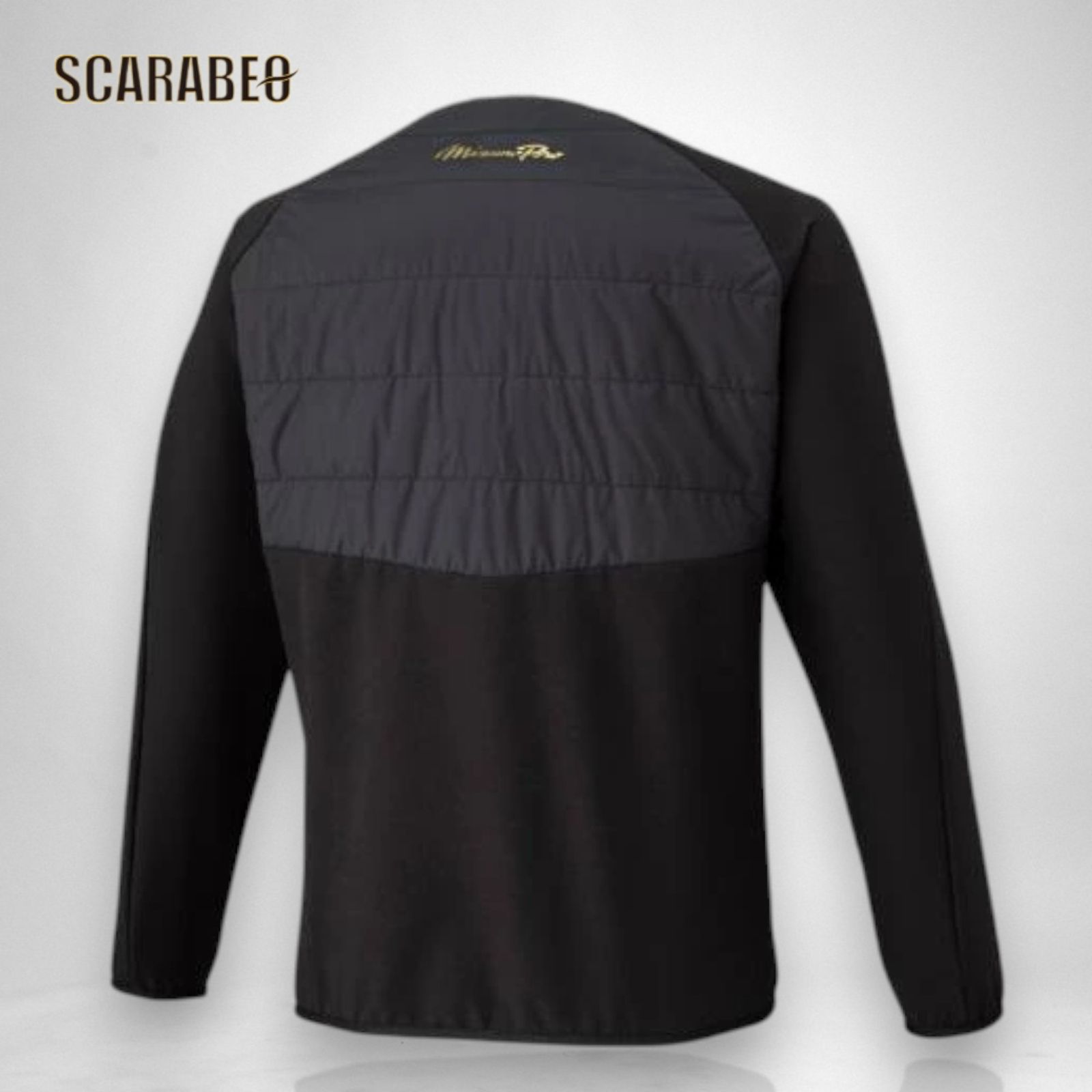 ミズノプロ ミドラージャケット ブラック テックフィルブレスサーモ