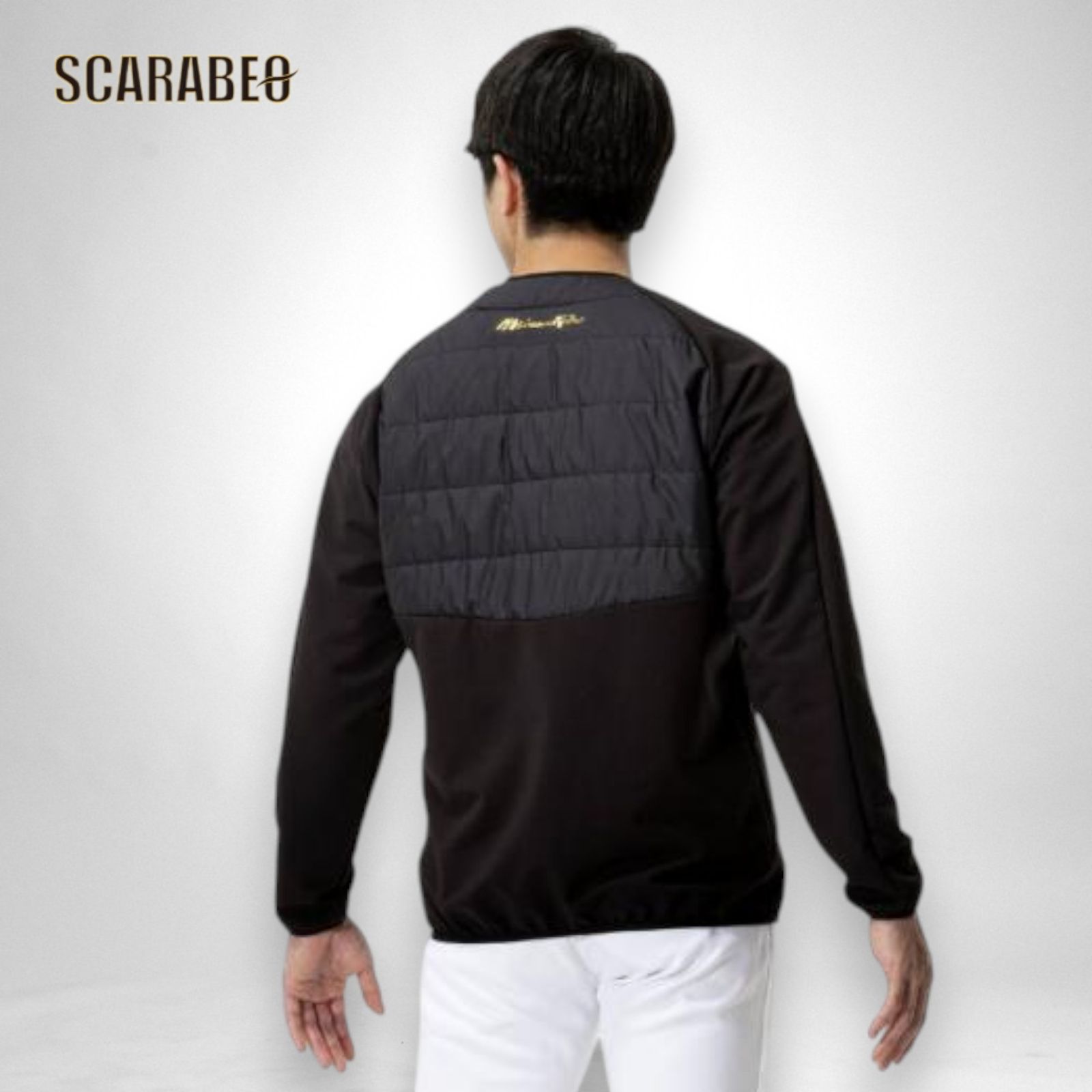 ミズノプロ ミドラージャケット ブラック テックフィルブレスサーモ