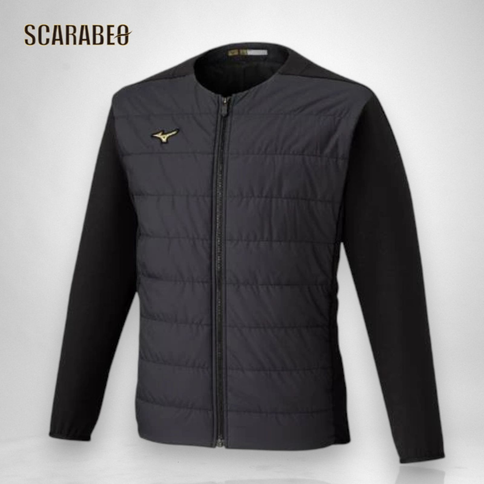 ミズノプロ ミドラージャケット ブラック テックフィルブレスサーモ