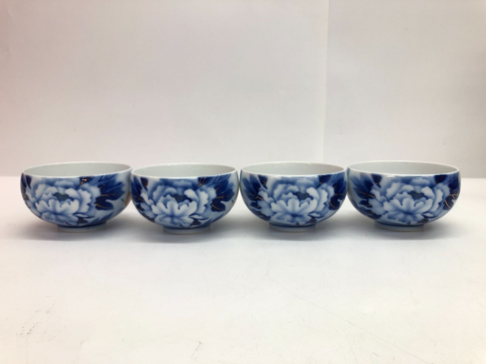 美品】深川製磁 深川製 有田焼 宮内庁御用達 汲み出し茶碗 蓋付 湯呑み