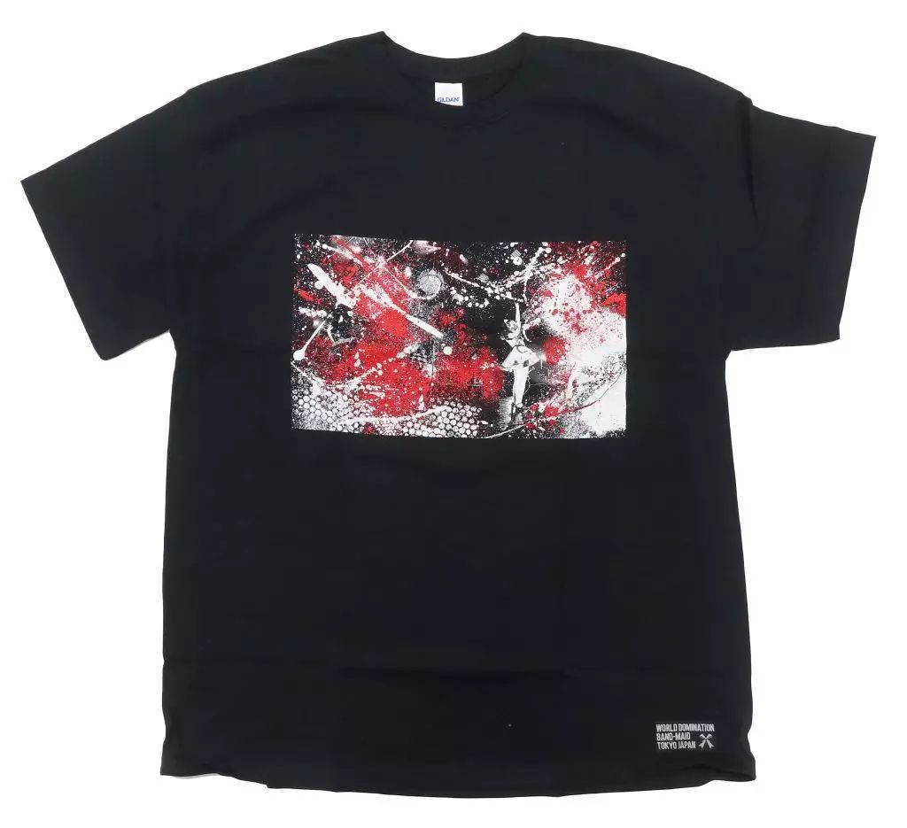 中古】Tシャツ 小鳩ミク(BAND-MAID) Tシャツ ブラック XLサイズ 「BAND