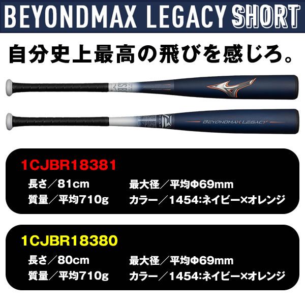 軟式用ビヨンドマックスレガシーショートサイズ MIZUNO ビヨンド 