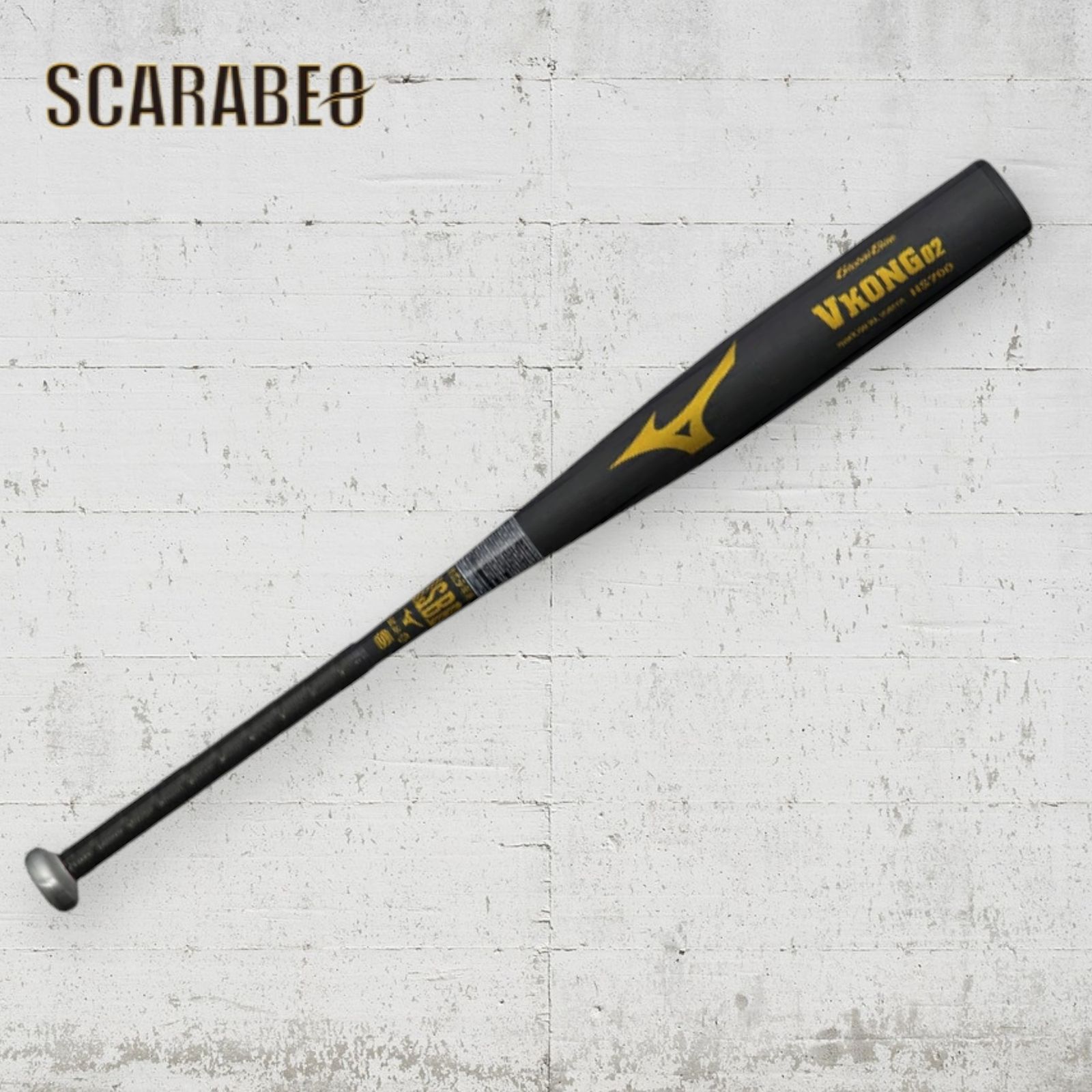 ミズノ ジュニア 軟式用金属バット Vコング02 少年用 79cm/600g 81cm