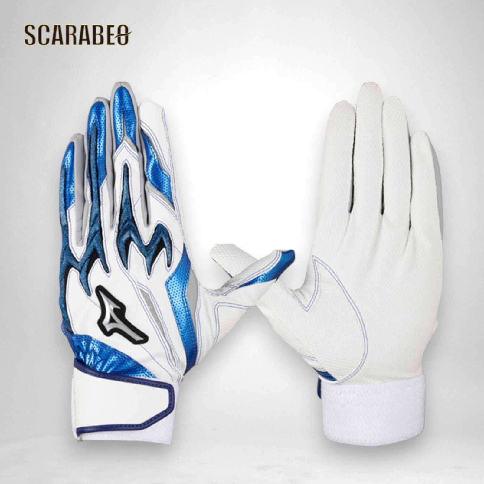 ミズノ バッティンググローブ シリコンパワーアークDI レプリカ 両手用 ジュニア ユニセックス 野球 バッティング手袋 限定カラー 1ejey560 62：ブラック×レッド JL（20〜21cm）