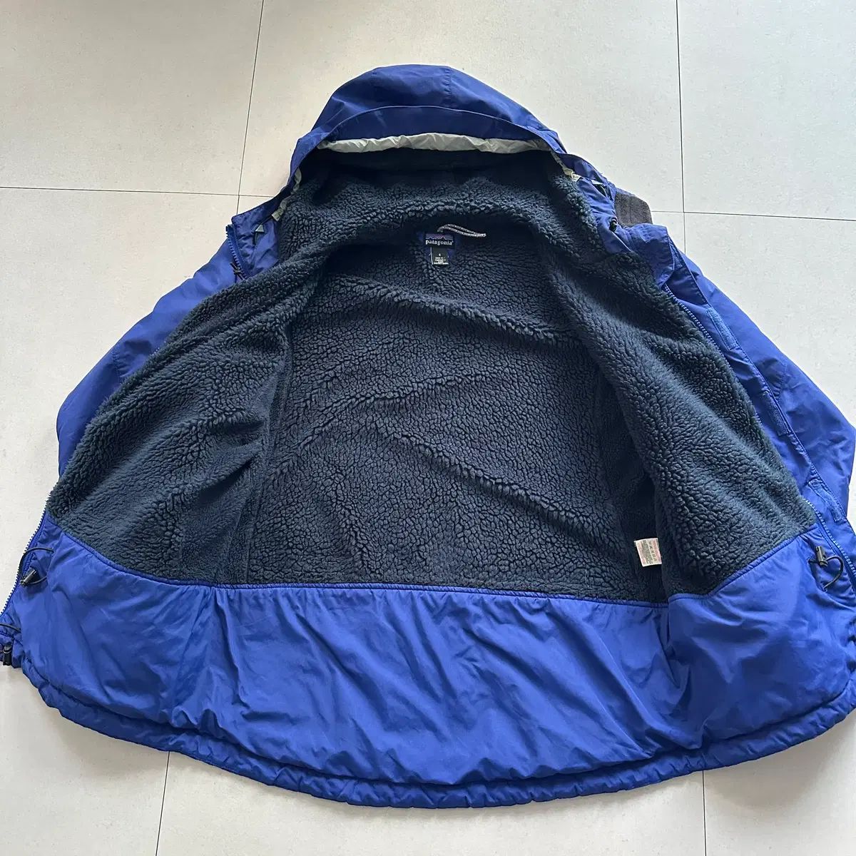 2001 パタゴニア インファーノ ジャケット ブルー 딥파일裏地 - メルカリ