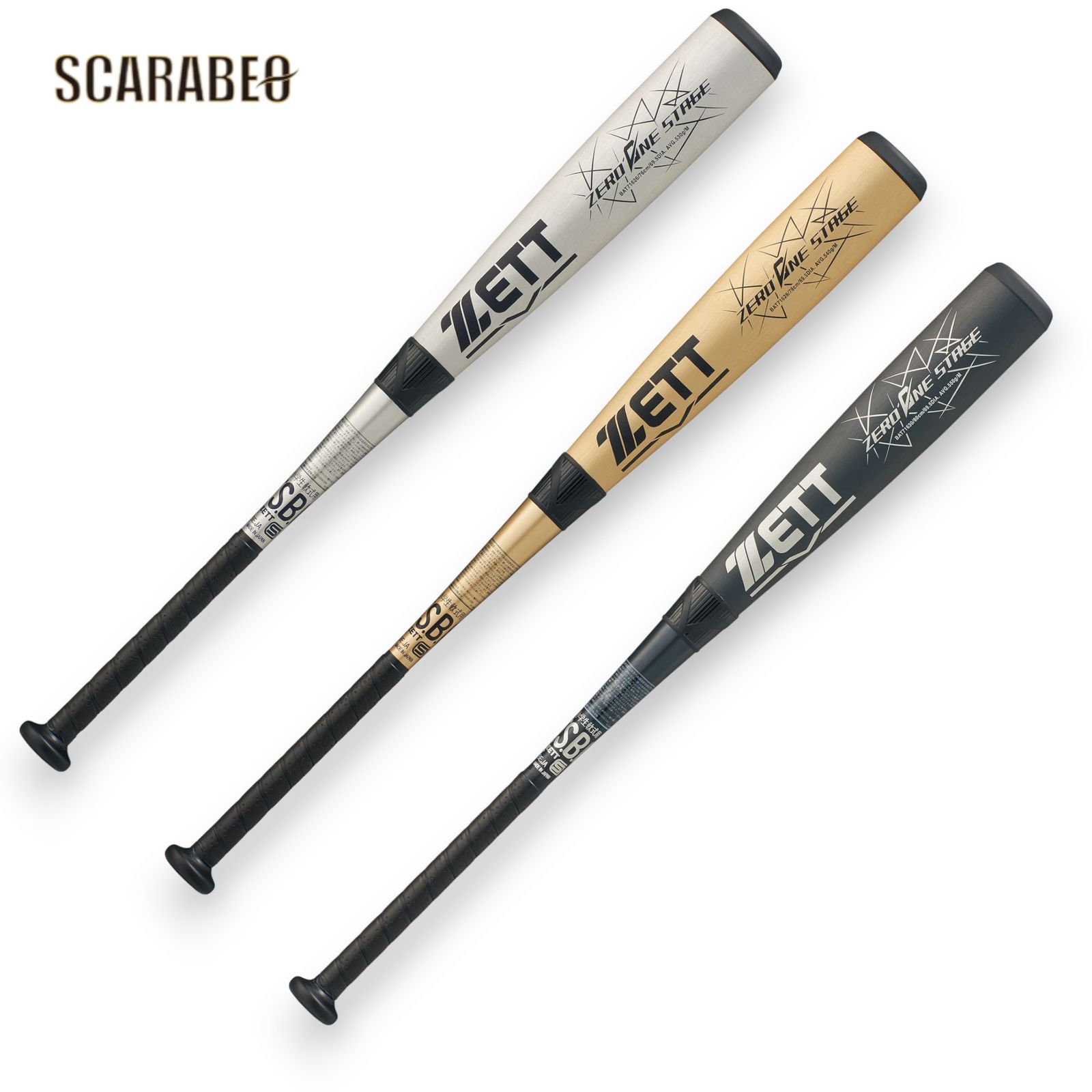 ゼット 少年軟式 金属バット ゼロワンステージ BAT716 ZETT ミドル