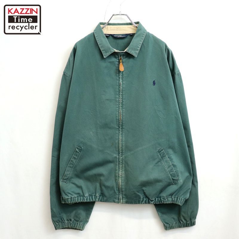 80s USA製 vintage RALPH LAUREN スイングトップ メンズ 表記2XLサイズ