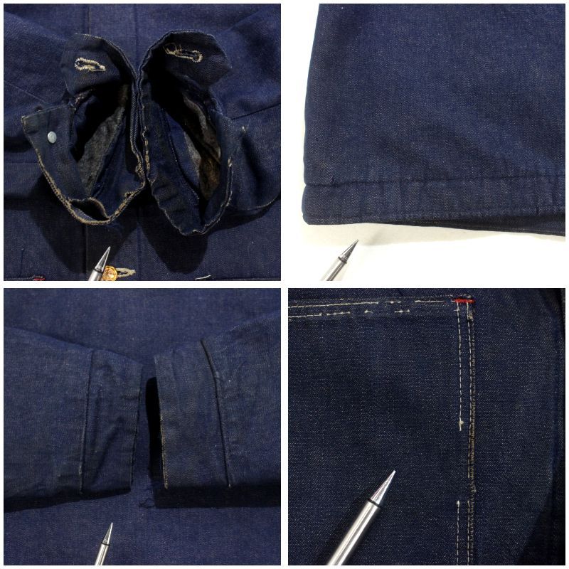 70s vintage Wrangler 裏地ブランケット バットダイ デニム デニム