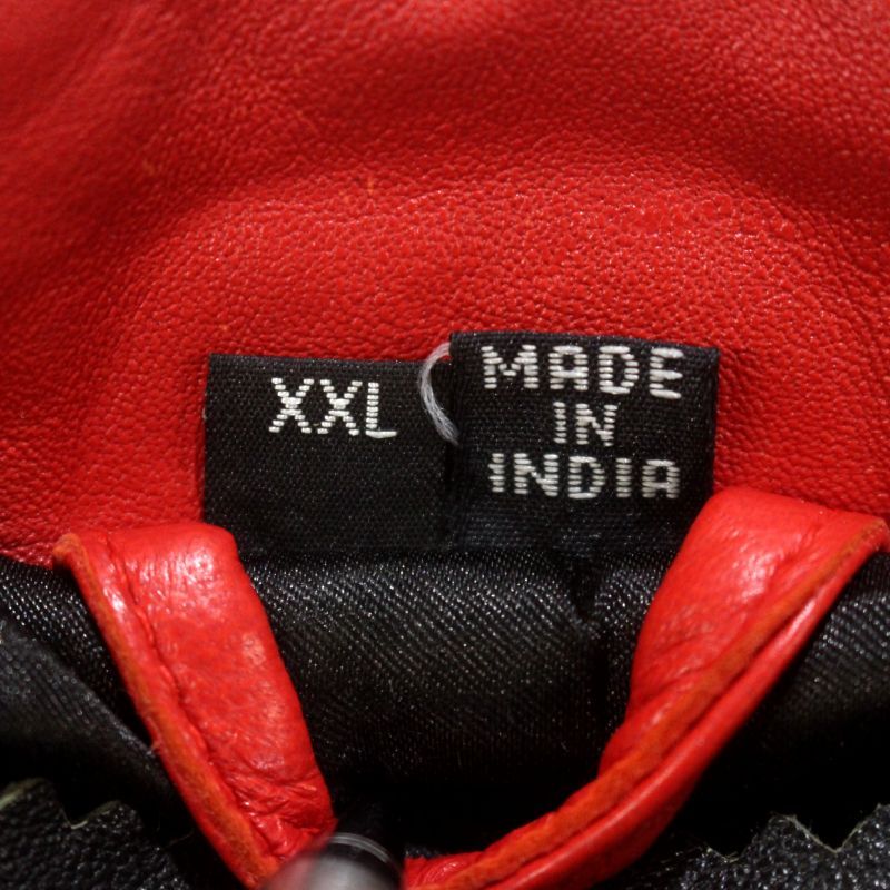 90s vintage レーシング レザージャケット メンズ 表記XXLサイズ