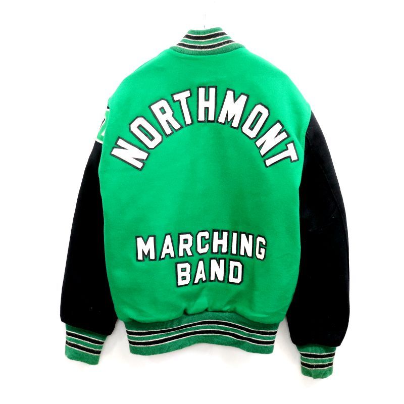 90s USA製 vintage Delong 裏地キルティング ウール スタジャン メンズ