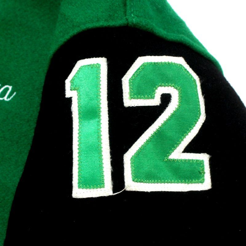 90s USA製 vintage Delong 裏地キルティング ウール スタジャン メンズ