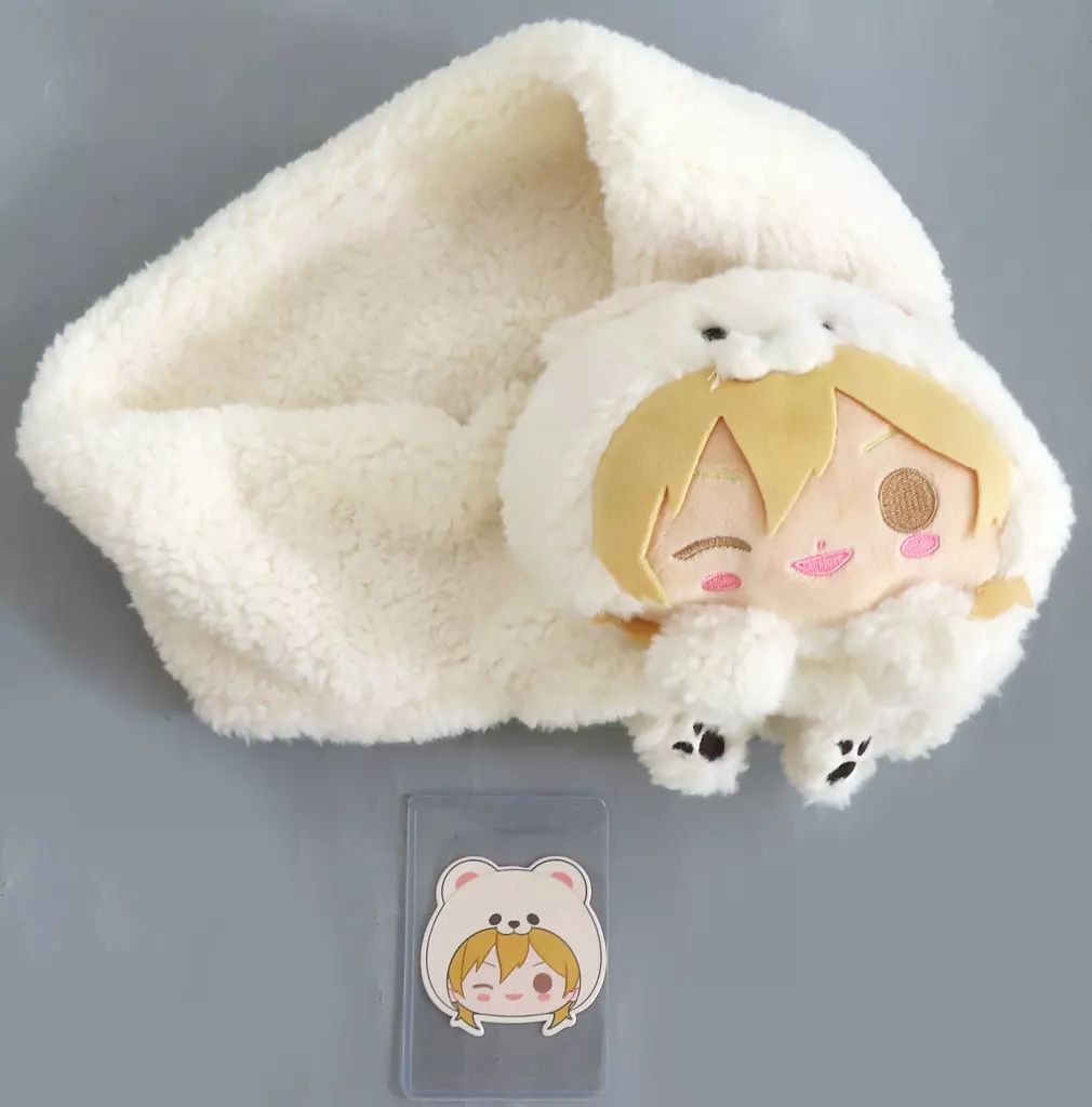 あんスタ 中国 告白気球 マフラー バッグ 羽風薫 あんスタ中国痛バッグ羽風薫白熊告白気球コラボ